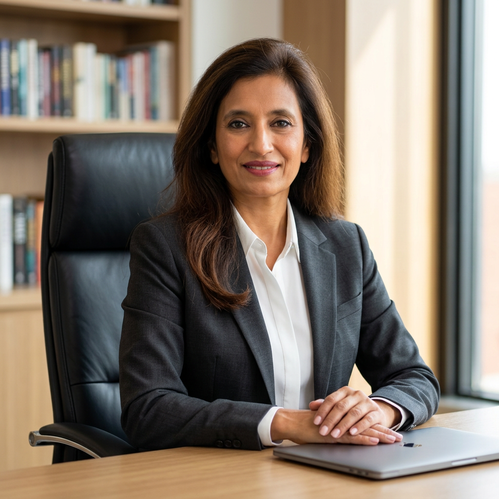 Portrait of Sujata Agarwal, Business English coach